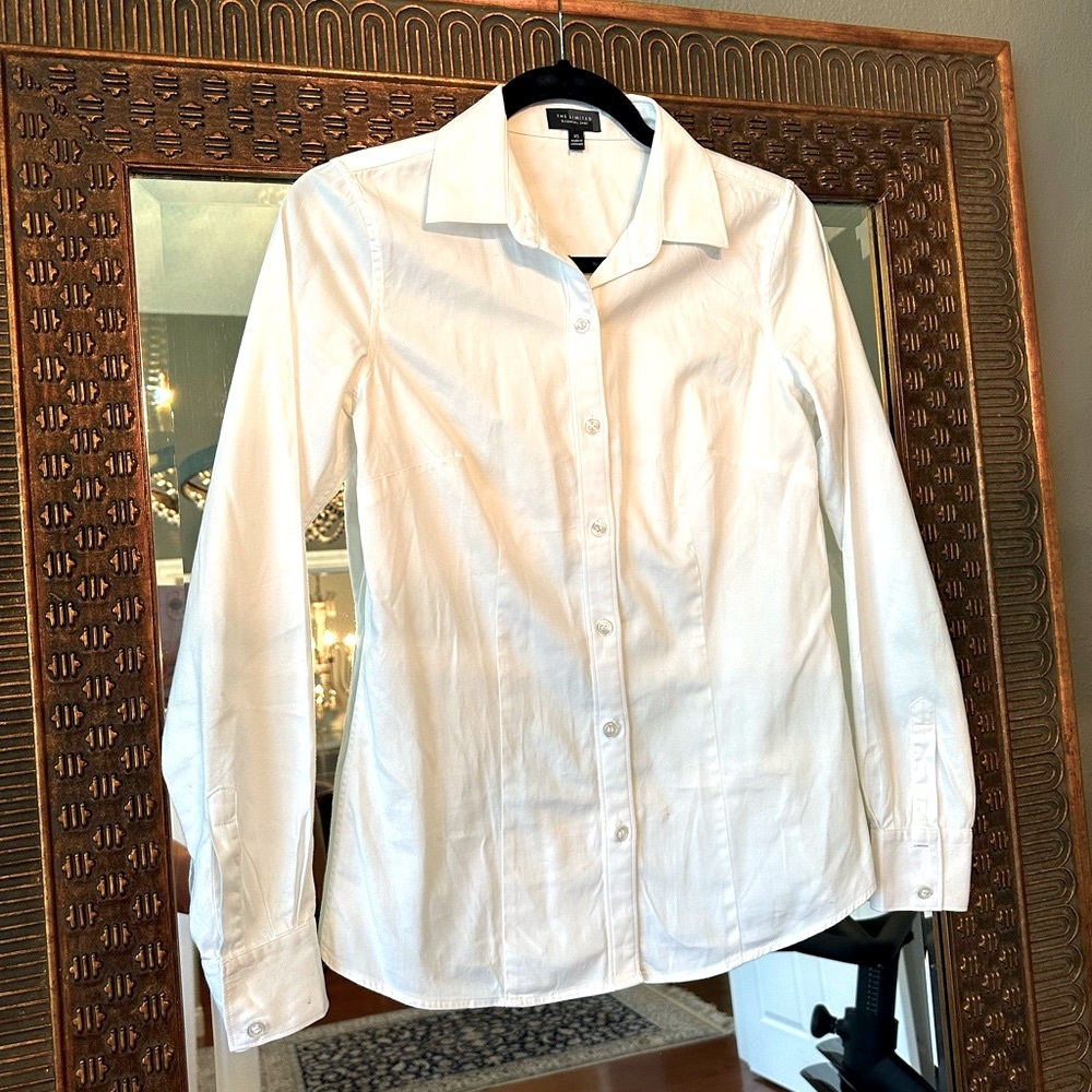 The Limited White Button-Up